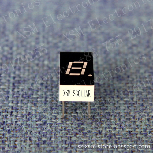0.3" 1 Digit 7 Segment LED Display (XSM-S3011AR)